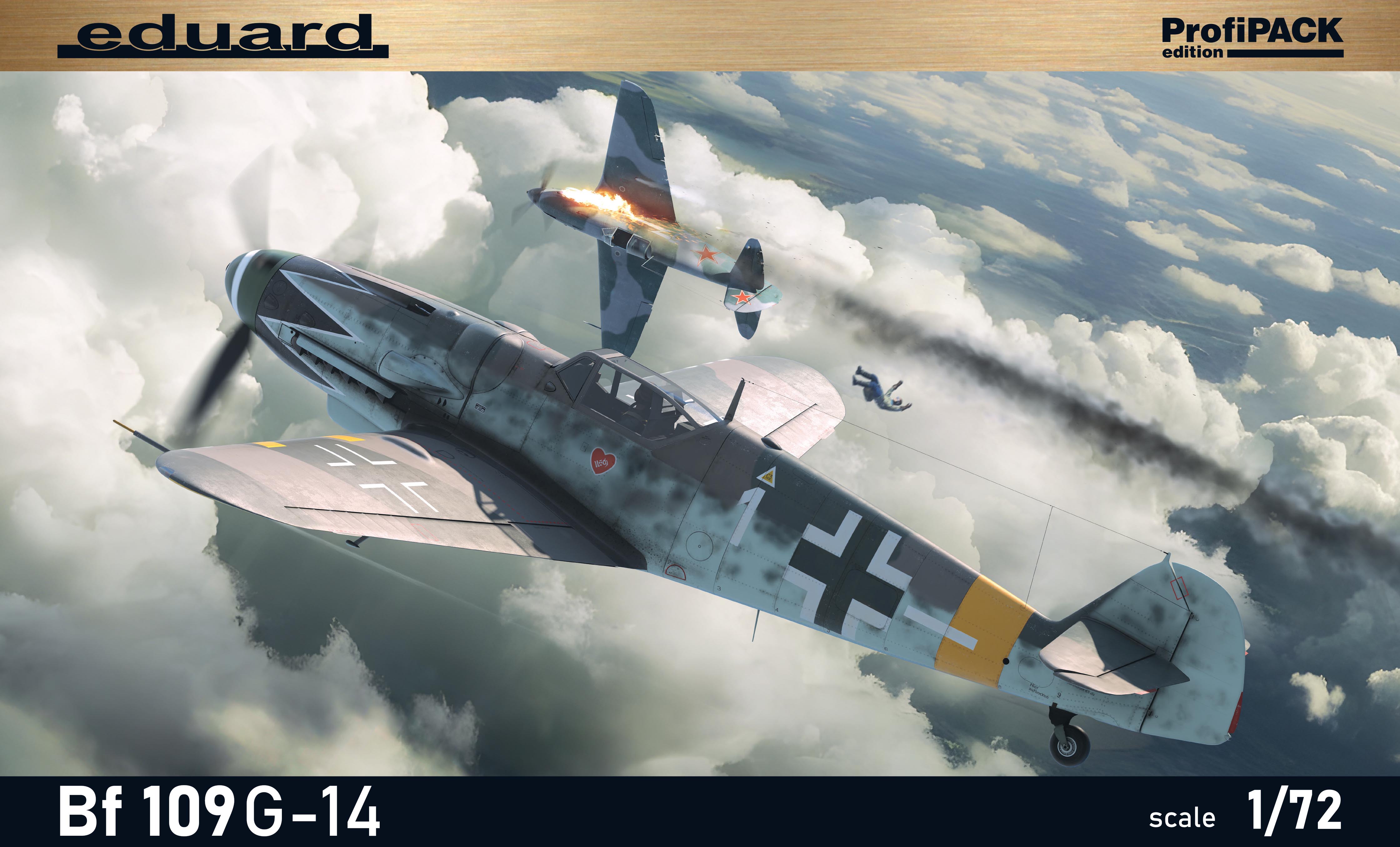 Сборная модель 1/72 Messerschmitt Bf-109G-14 The ProfiPACK edition (Eduard kits)