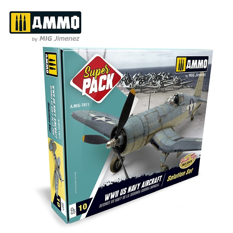 Набор для создания эффектов SUPER PACK WWII US Navy Aircraft (Ammo Mig)