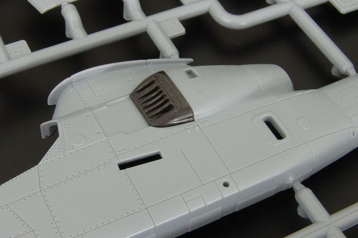 Дополнения из смолы 1/72 Набор для корректировки воздухозаборников Bell AH-1G Cobra (Special Hobby)