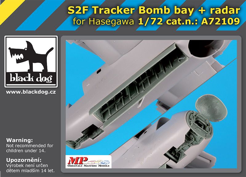 Дополнения из смолы 1/72 Grumman S2F-1 (S-2A) Tracker bomb bay + radar (для модели Hasegawa)