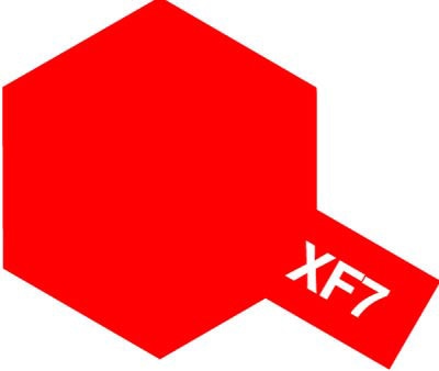 Краска акриловая Acrylic Mini XF-7 Flat Red (Tamiya) (10ml)