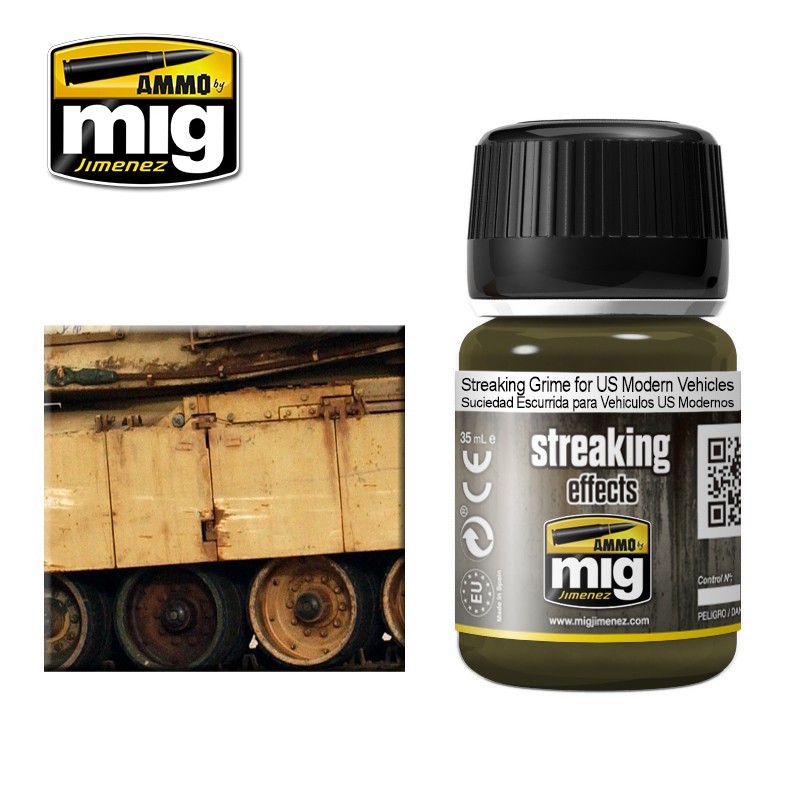 Имитация потеков STREAKING Grime for US Modern Vehicles (35mL) (Ammo Mig)