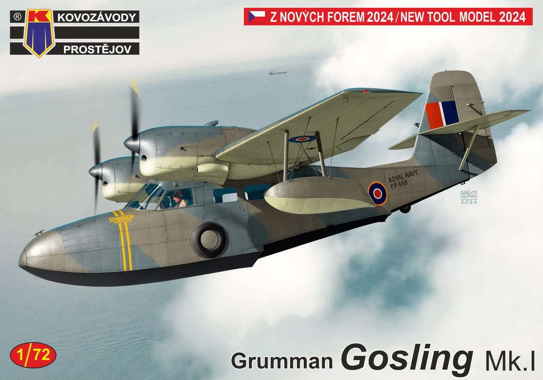 Сборная модель 1/72 Grumman Gosling Mk.I (Kovozavody Prostejov)