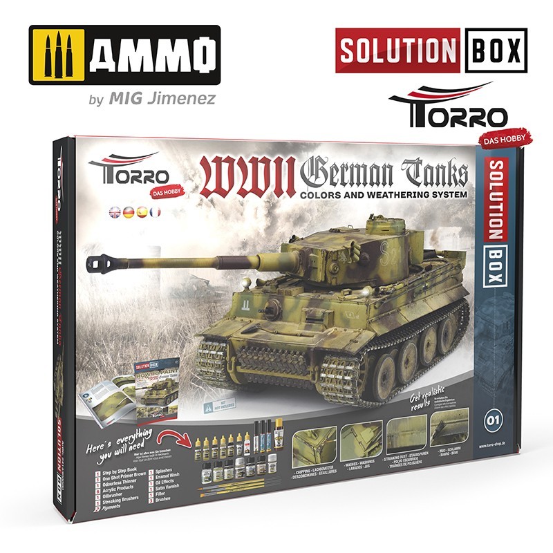 SOLUTION BOX - WWII German Tanks(Ammo Mig)