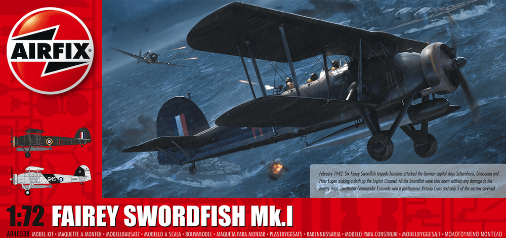 Сборная модель 1/72 Fairey Swordfish Mk.I (Airfix)