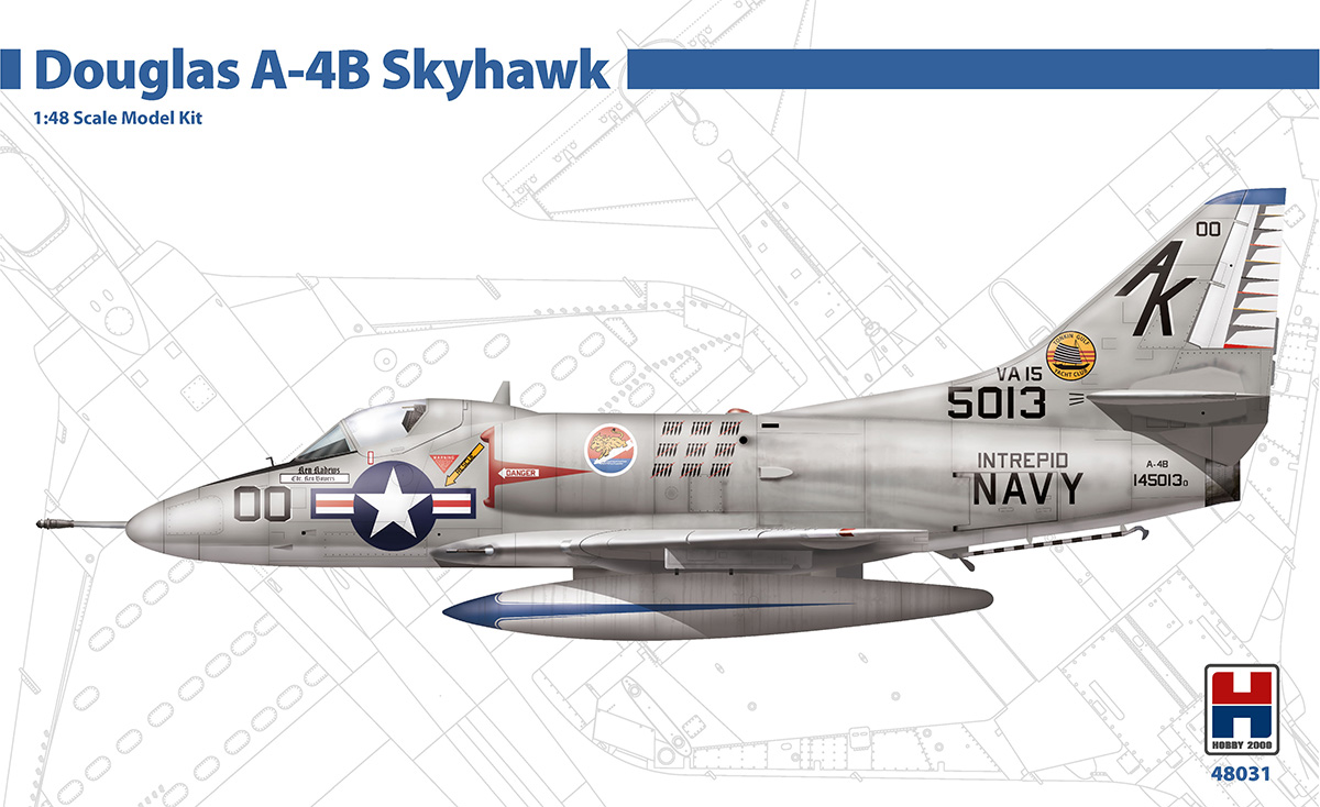 Сборная модель 1/48 Douglas A-4B Skyhawk HASEGAWA + CARTOGRAF + MASKS (Hobby 2000)