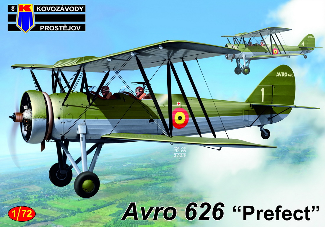 Сборная модель 1/72 Avro 626 'Prefect' re-box + new plastic parts, new decals (Kovozavody Prostejov)
