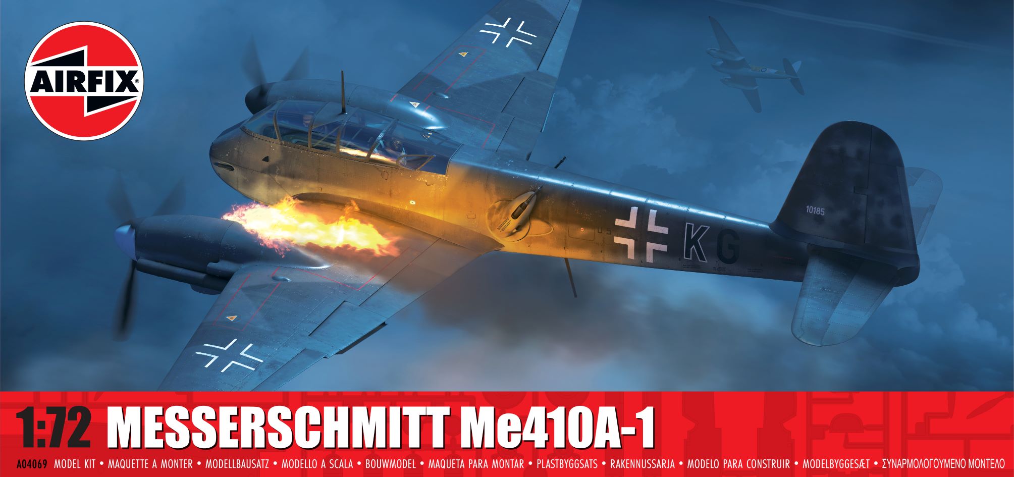 Сборная модель 1/72 Messerschmitt Me-410A-1 (Airfix)