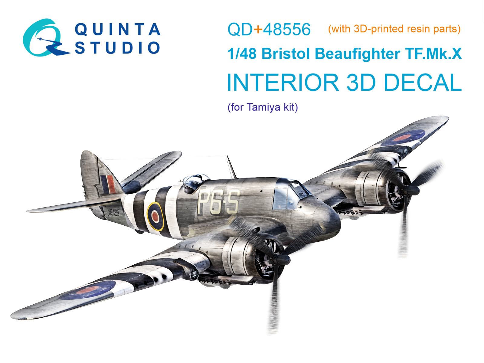 3D Декаль интерьера кабины Bristol Beaufighter TF.Mk.X (Tamiya) (с 3D-печатными деталями)