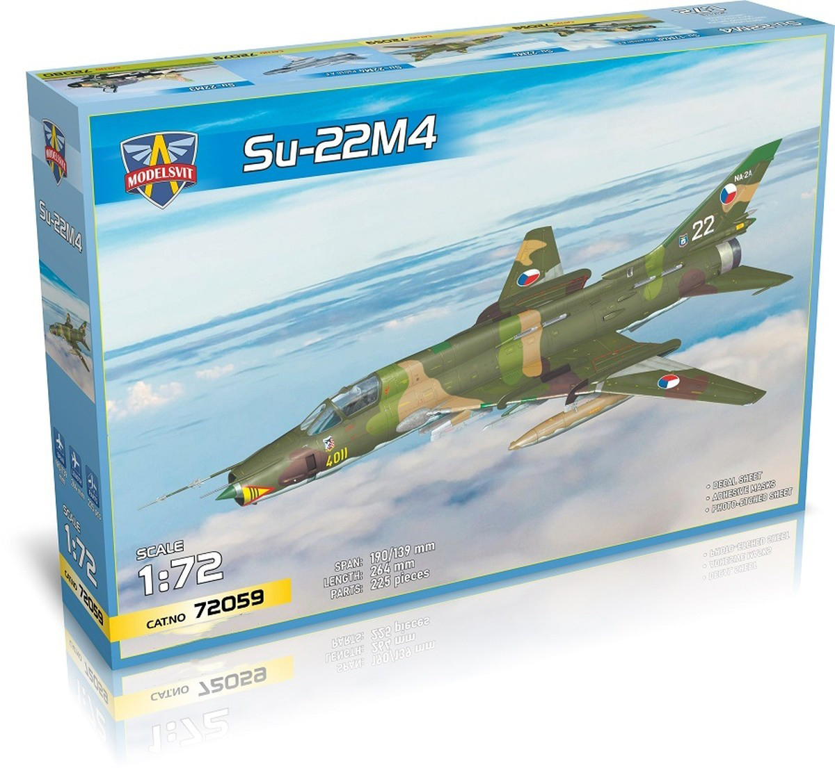 Сборная модель 1/72 Sukhoi Su-22M4 (Modelsvit)