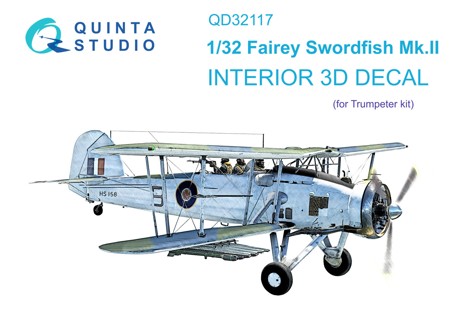 3D Декаль интерьера Fairey Swordfish Mk.II (Trumpeter)