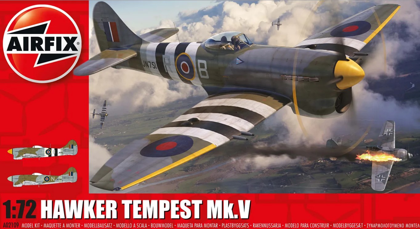 Сборная модель 1/72 Hawker Tempest Mk.V new tool in 2022  (Airfix)