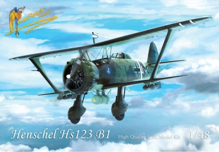 Сборная модель 1/48 Henschel Hs-123B-1 (GasPatch Models)