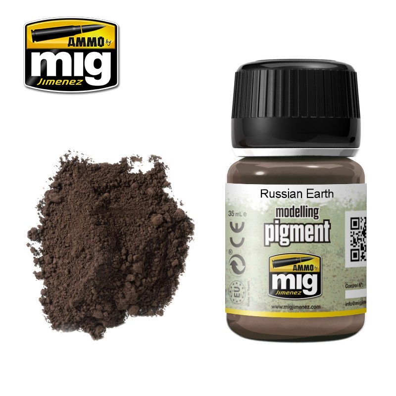 Сухие пигменты PIGMENT Russian Earth (35mL) (Ammo Mig)