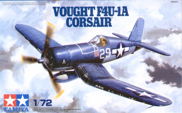 Сборная модель 1/72 Vought F4U-1A Corsair (Tamiya)