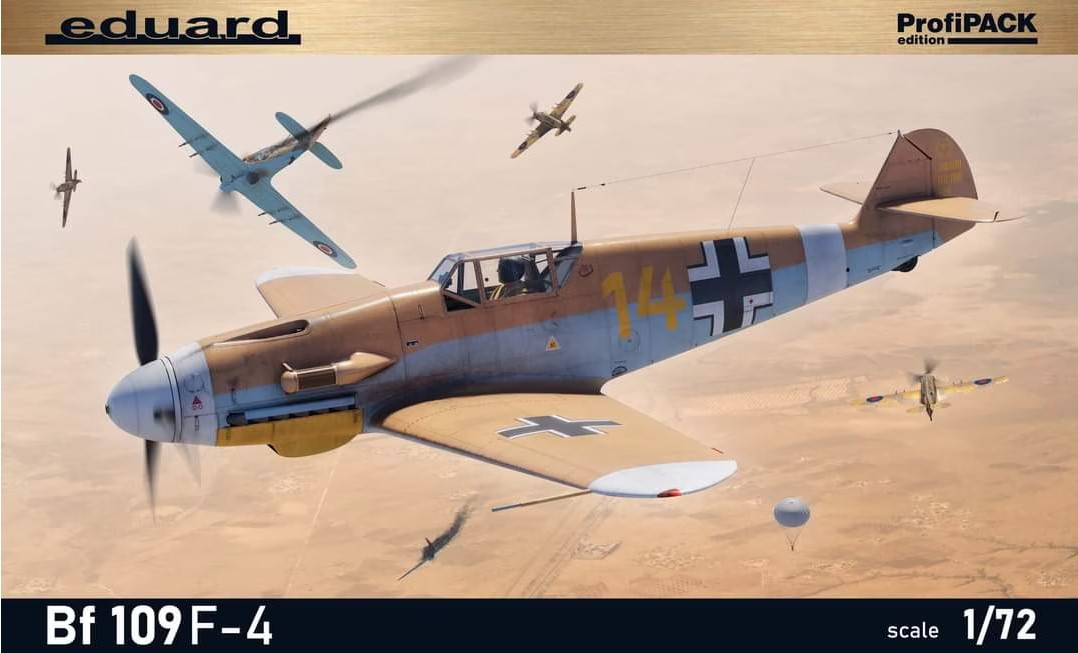 Сборная модель 1/72 Messerschmitt Bf-109F-4 ProfiPACK edition (Eduard kits)