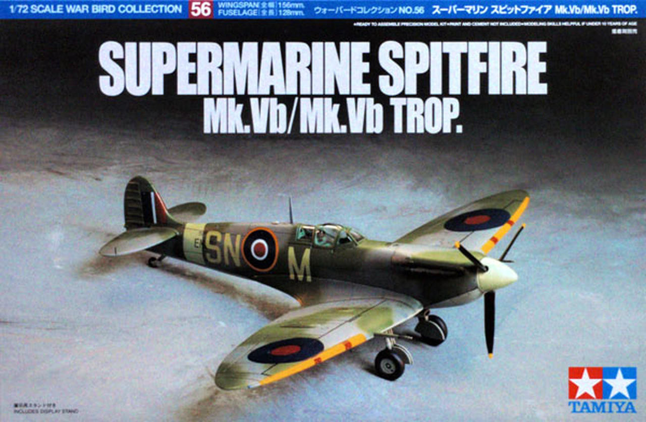 Сборная модель 1/72 Supermarine MK.Vb/MK.vb Trop (Tamiya)