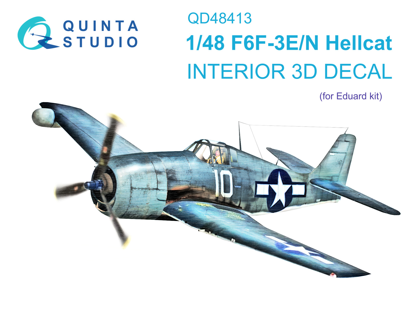 3D Декаль интерьера кабины F6F-3E/N Hellcat (Eduard)