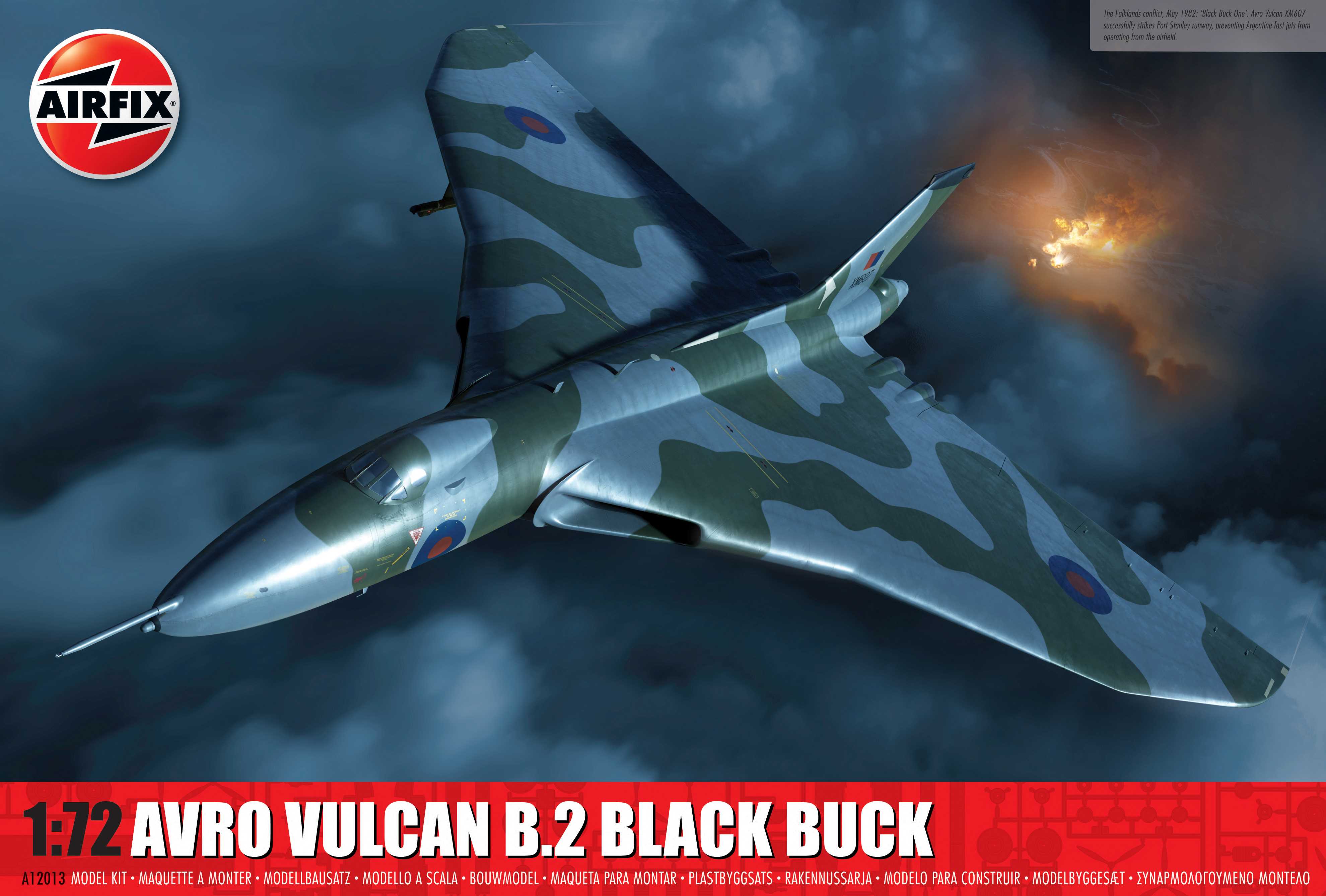 Сборная модель 1/72 Avro Vulcan B.2 BLACK BUCK (Airfix)