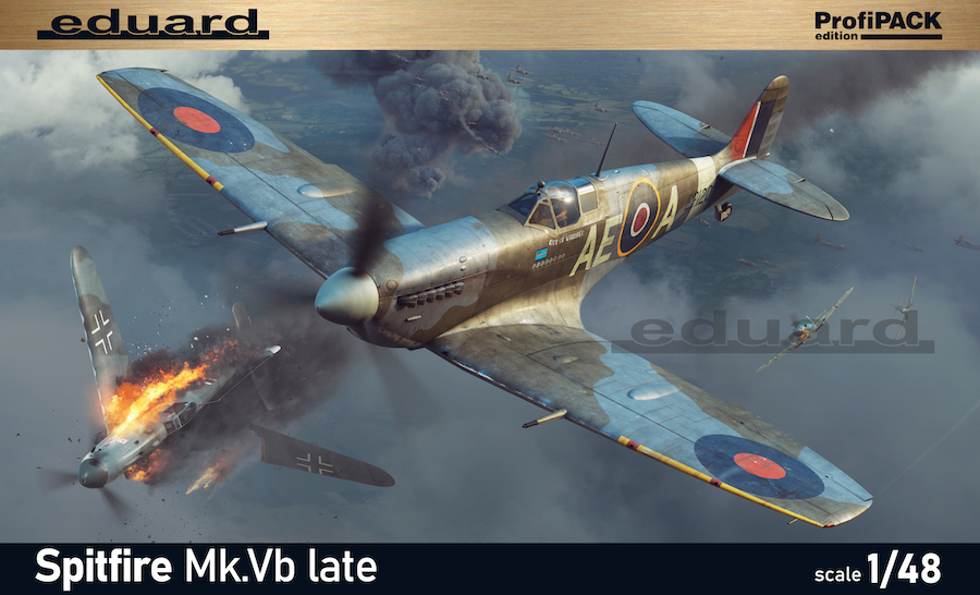 Сборная модель 1/48 Supermarine Spitfire Mk.Vb late Profipack edition (Eduard kits)