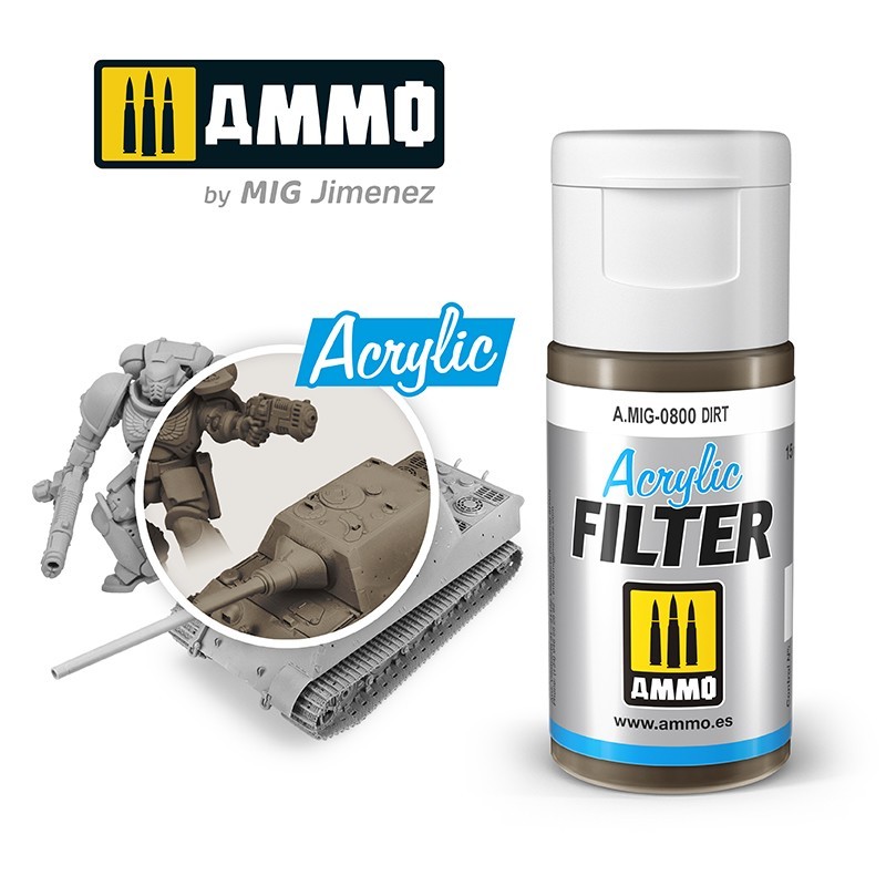 Акриловый фильтр ACRYLIC FILTER Dirt (15mL) (Ammo Mig)