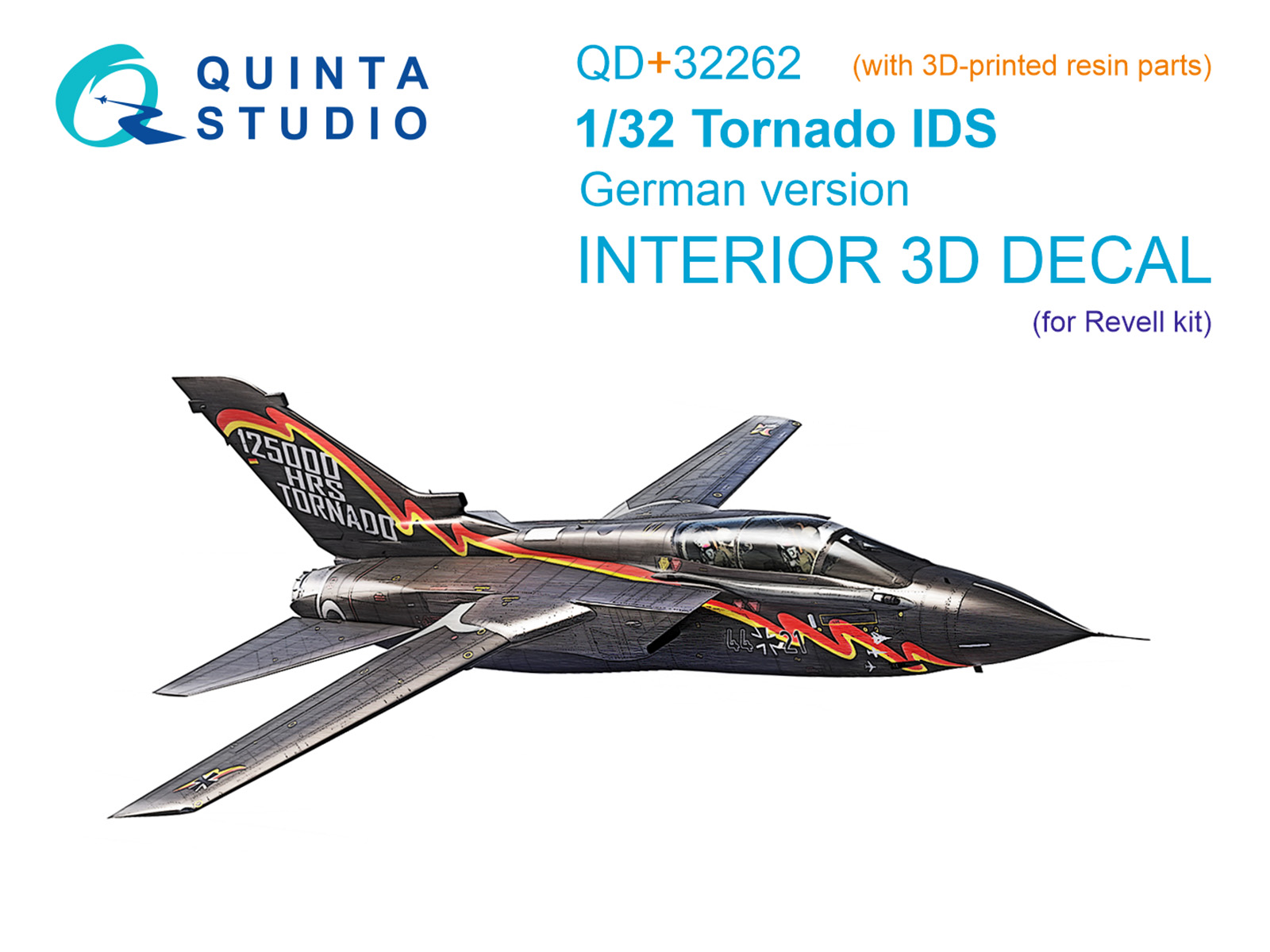 3D Декаль интерьера кабины Tornado IDS (ВВС Германии) (Revell) (с 3D-печатными деталями)