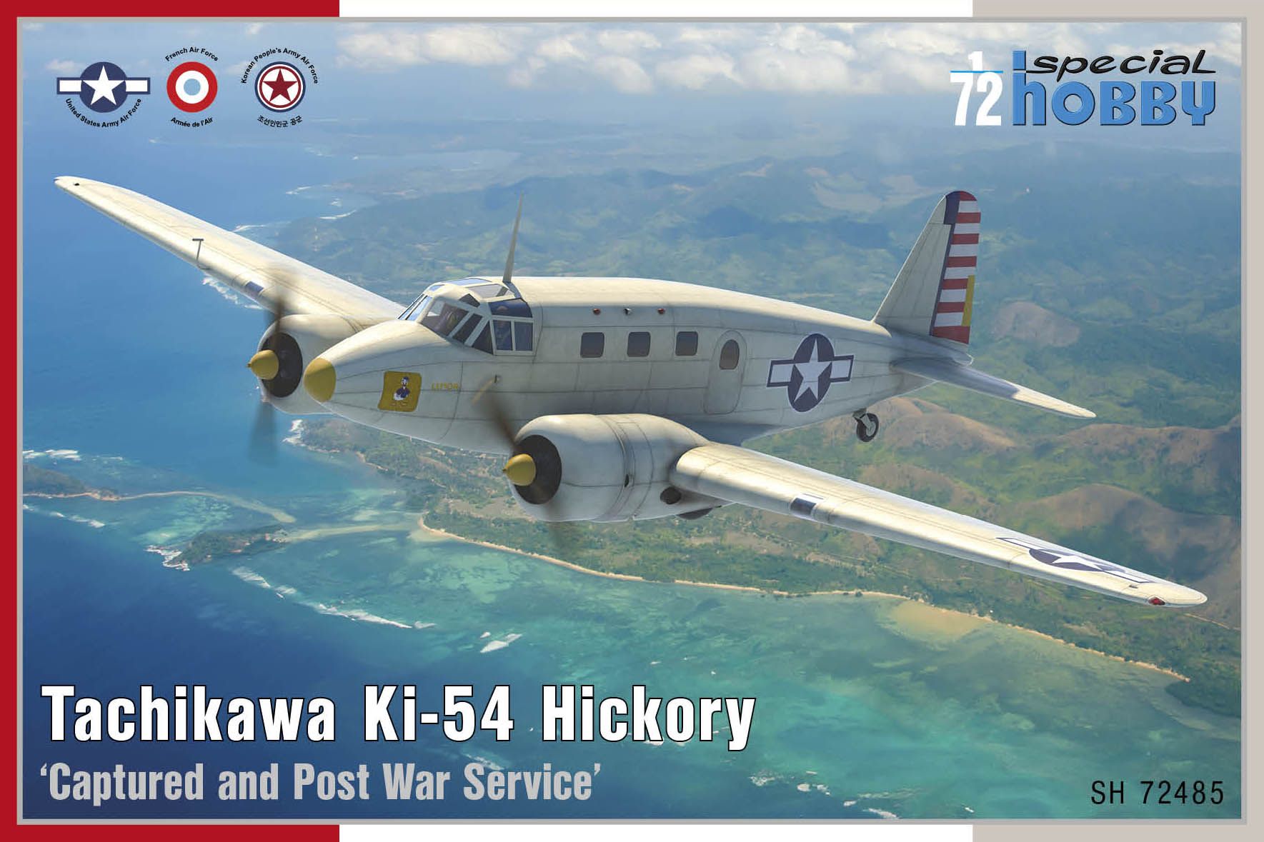 Сборная модель 1/72 Tachikawa Ki-54 Hickory Captured&Post War (Special Hobby)