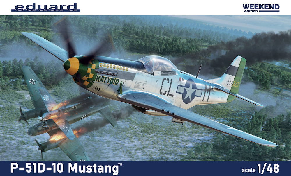 Сборная модель 1/48 North-American P-51D-10 Mustang Weekend edition (Eduard kits)