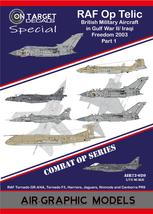 Декаль 1/72 RAF Combat jets in Operation Telic 2003 (AGM)