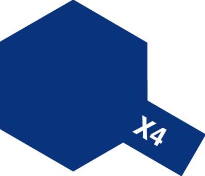 Краска акриловая Acrylic Mini X-4 Blue (Tamiya) (10ml)