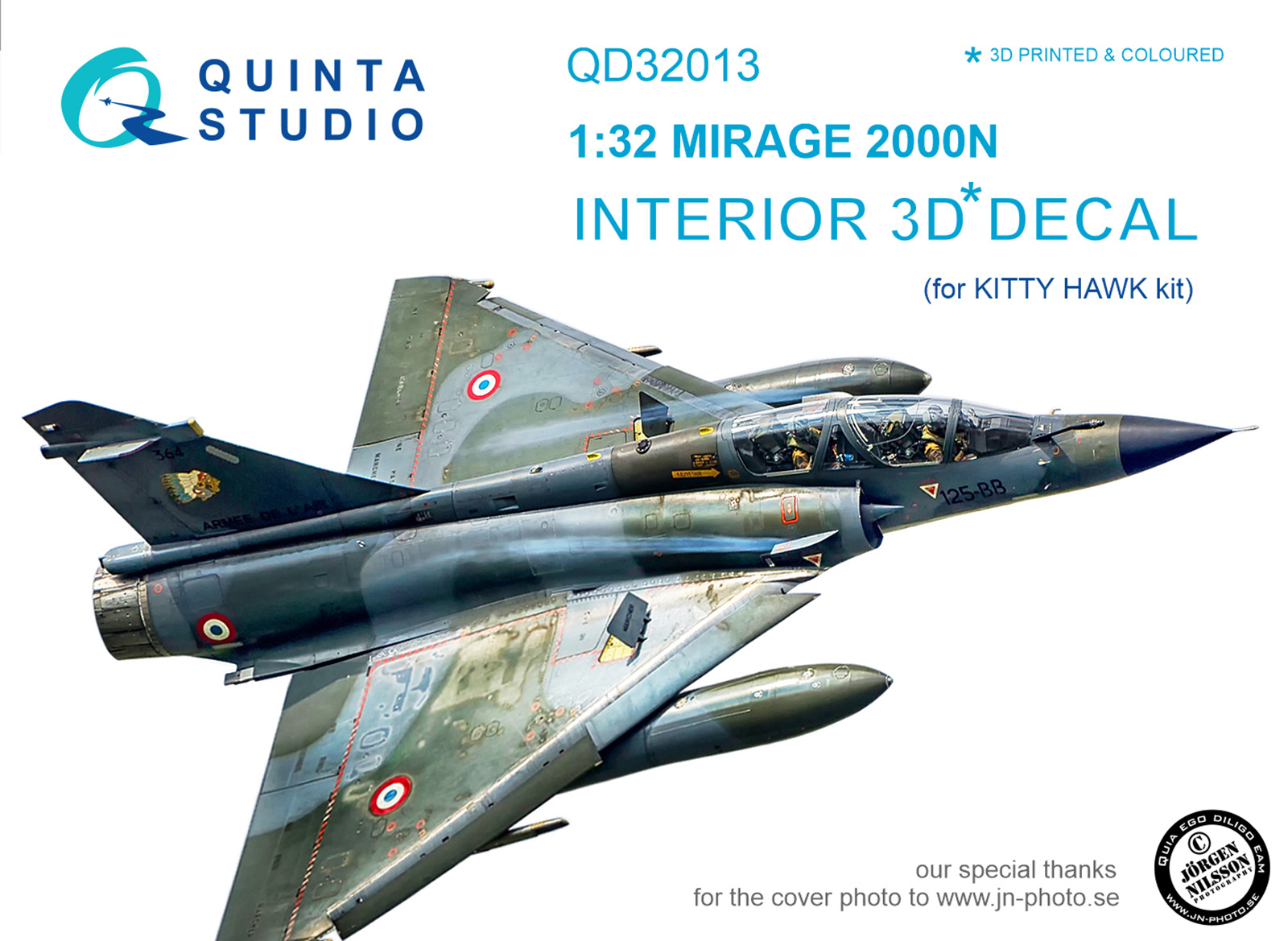 3D Декаль интерьера кабины Mirage 2000N (для модели Kitty Hawk)