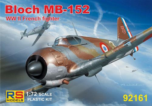 Сборная модель 1/72 Marcel-Bloch MB.152 (RS Models)