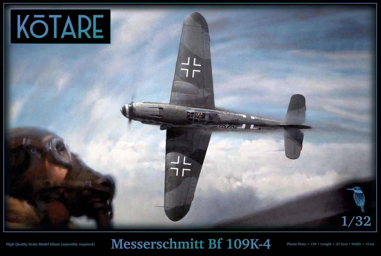 Сборная модель 1/32 Messerschmitt Bf-109K-4 (Kotare)