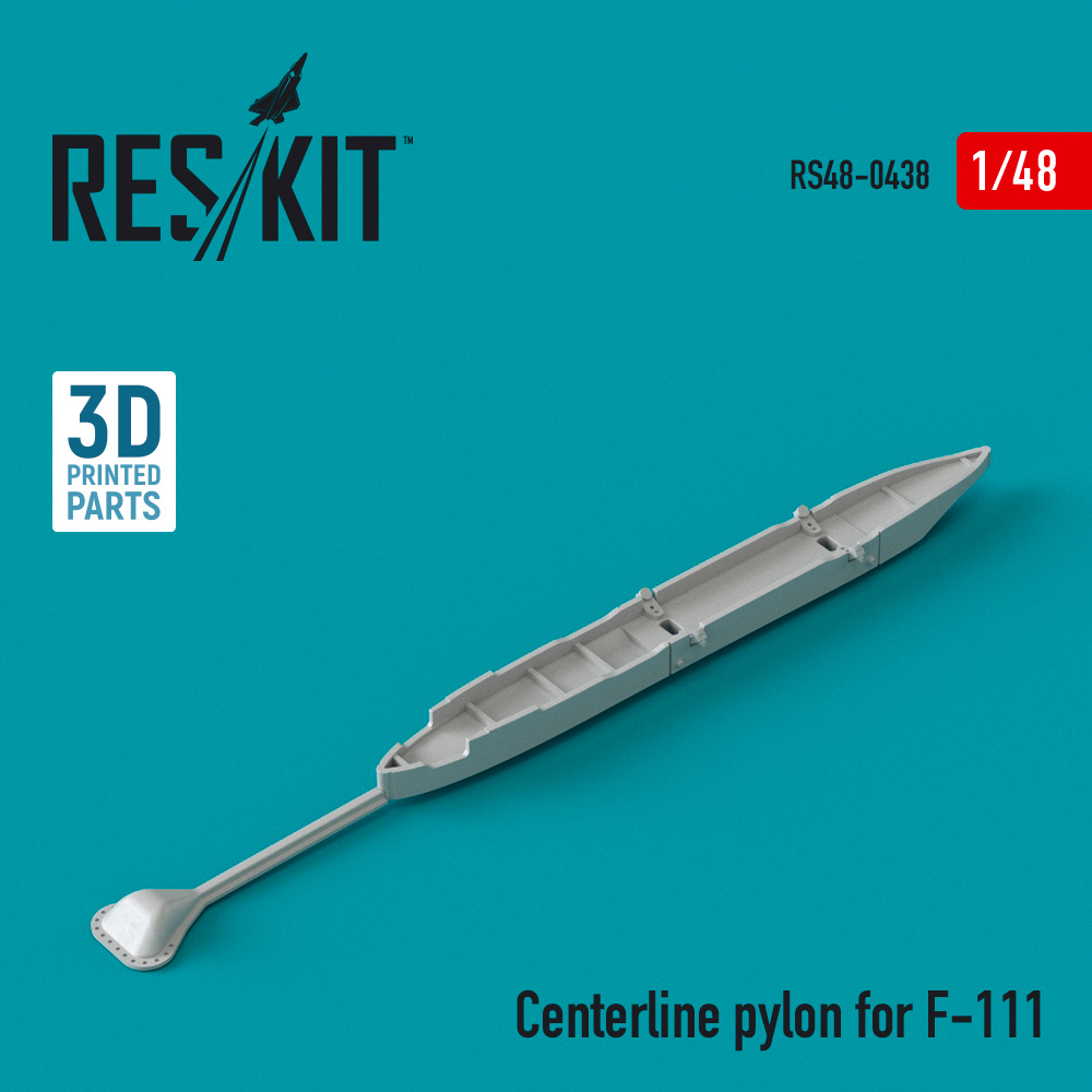 Дополнения из смолы 1/48 Centerline pylon for General-Dynamics F-111 (ResKit)