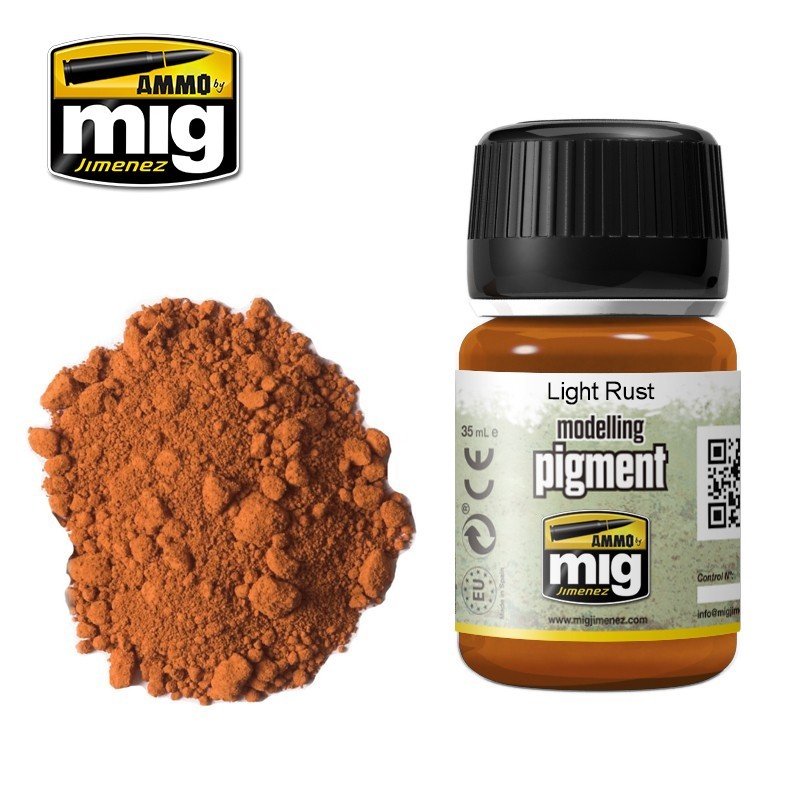 Сухие пигменты PIGMENT Light Rust (35mL) (Ammo Mig)