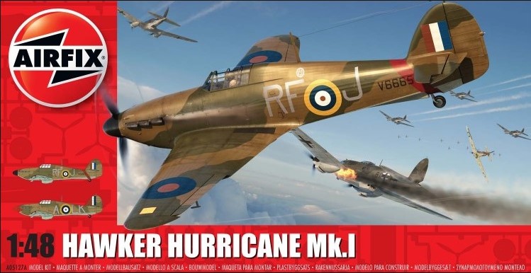 Сборная модель 1/48 Hawker Hurricane Mk.I (Airfix)