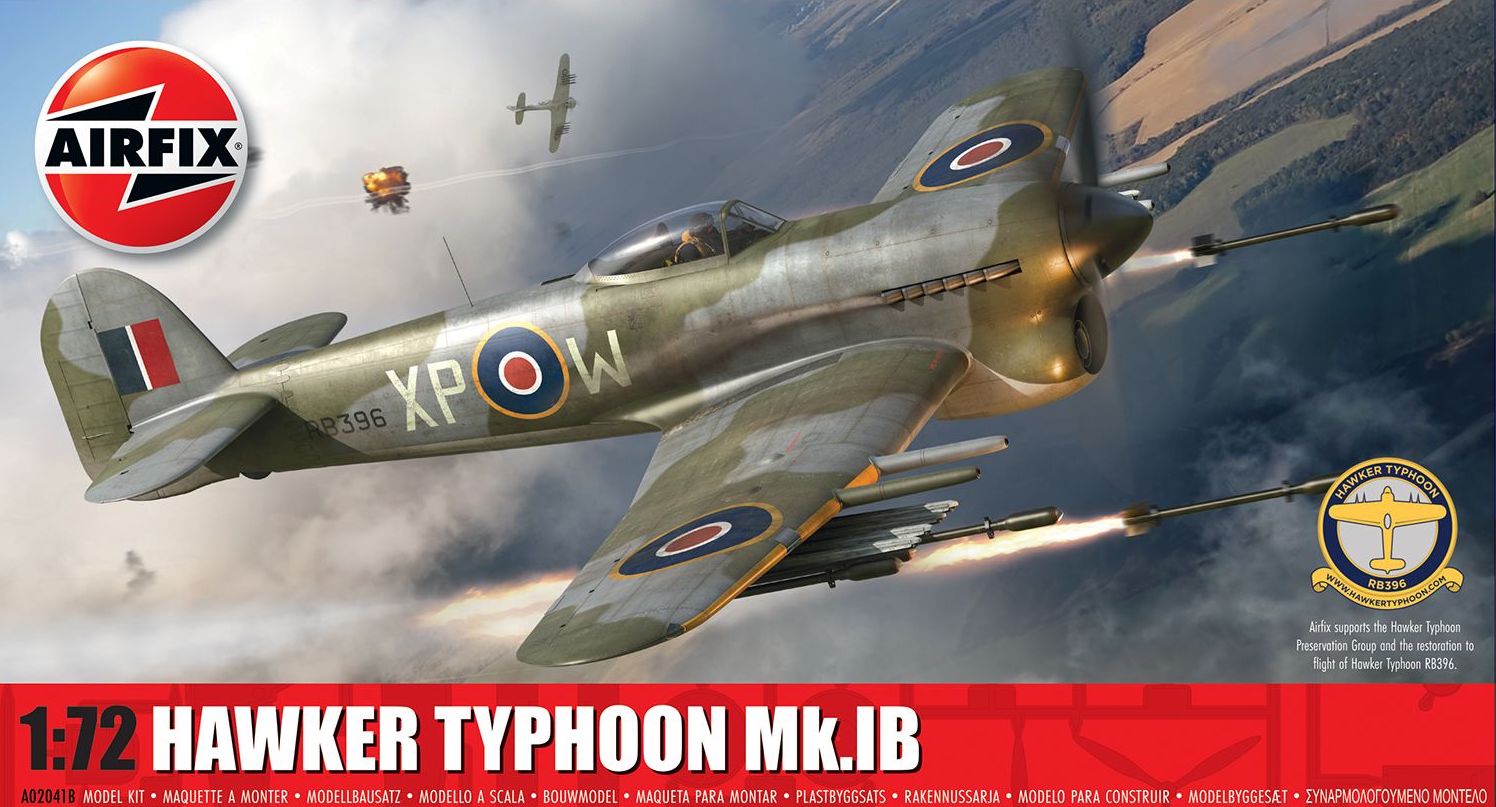 Сборная модель 1/72 Hawker Typhoon Mk.Ib (Airfix)