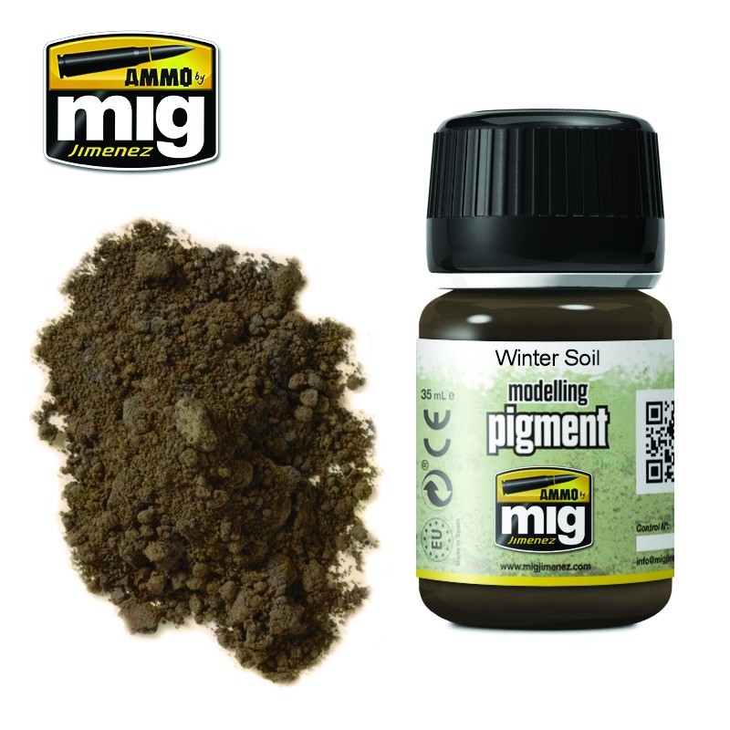 Сухие пигменты PIGMENT Winter Soil (35mL) (Ammo Mig)