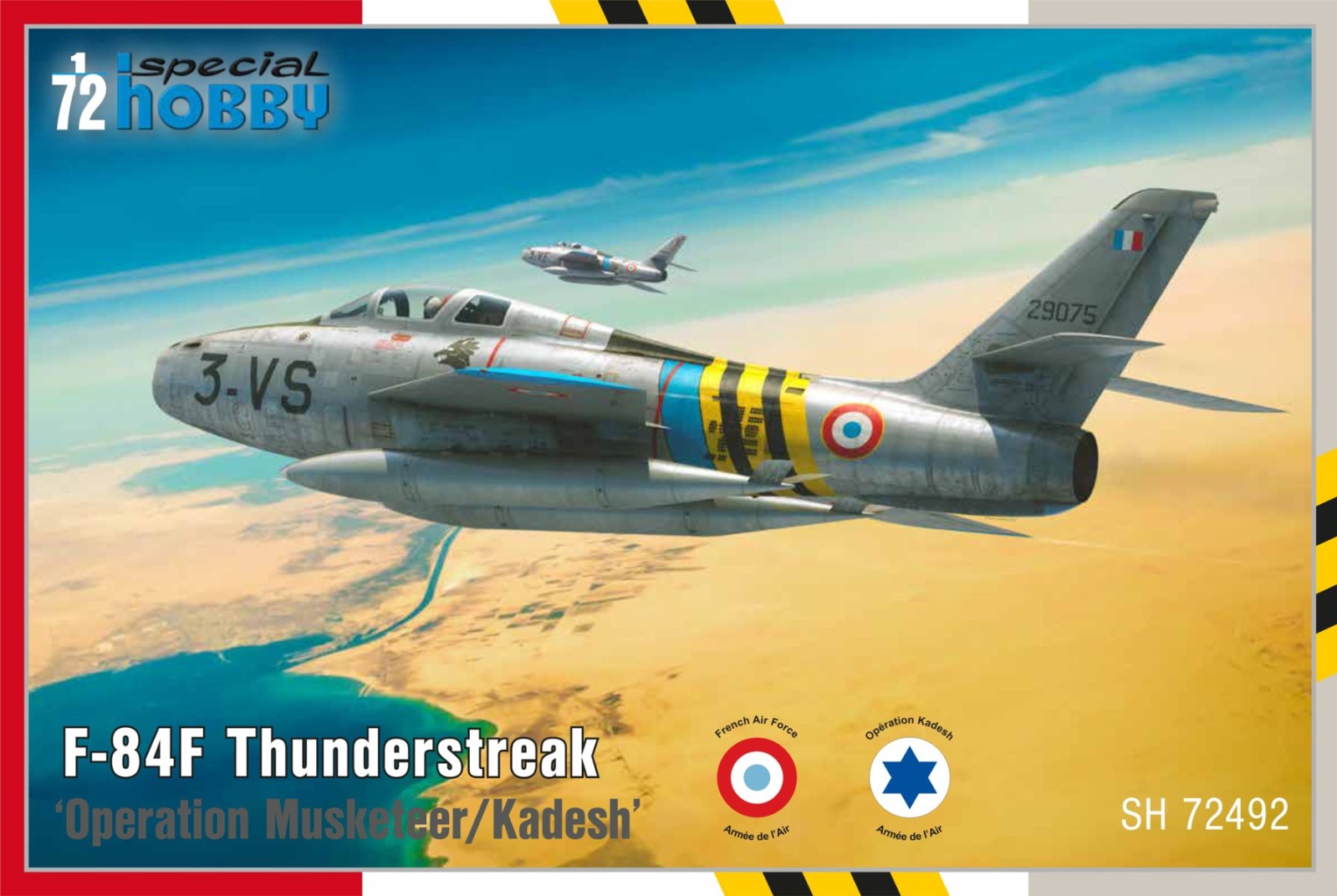 Сборная модель 1/72 Republic F-84F Thunderstreak The Suez Crisis (Special Hobby)