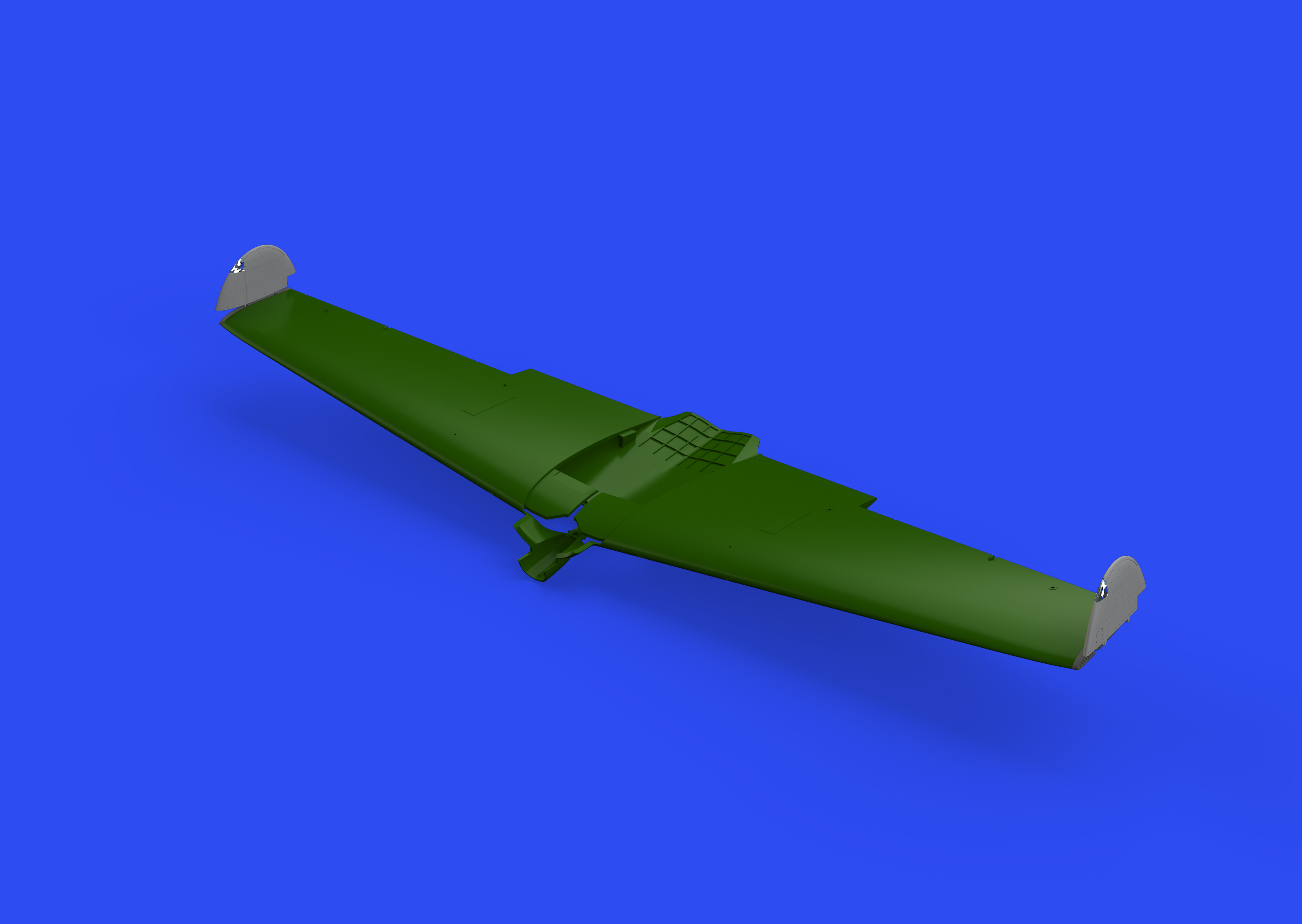 Дополнения из смолы 1/48 Складывающиеся законцовки крыльев Nakajima A6M2-N Rufe  (для модели Eduard)