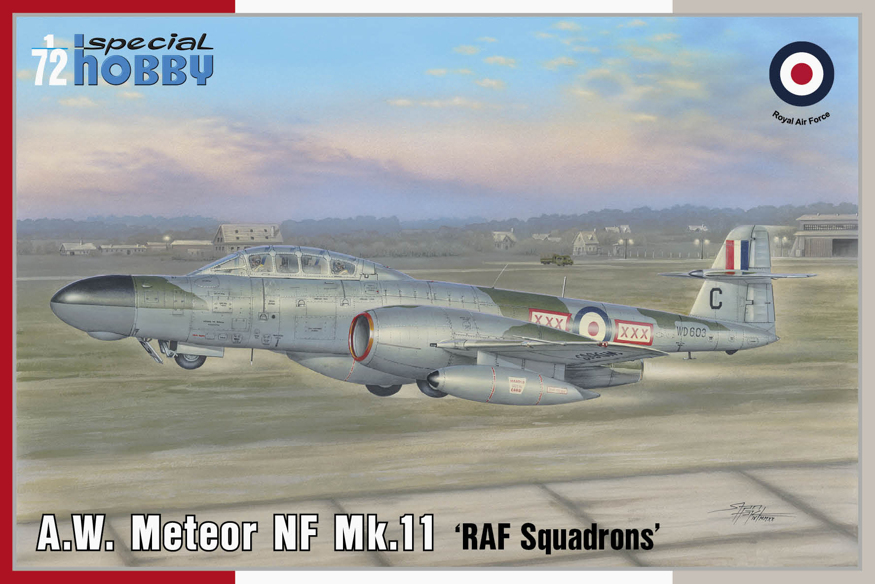 Сборная модель 1/72 A.W. Meteor NF Mk.11 'RAF Squandrons' (Special Hobby)