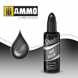 Акриловый шейдер SHADER Ash Black (10mL) (Ammo Mig)