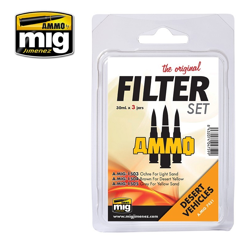 Набор для создания эффектов FILTER SET Desert Vehicles (Ammo Mig)