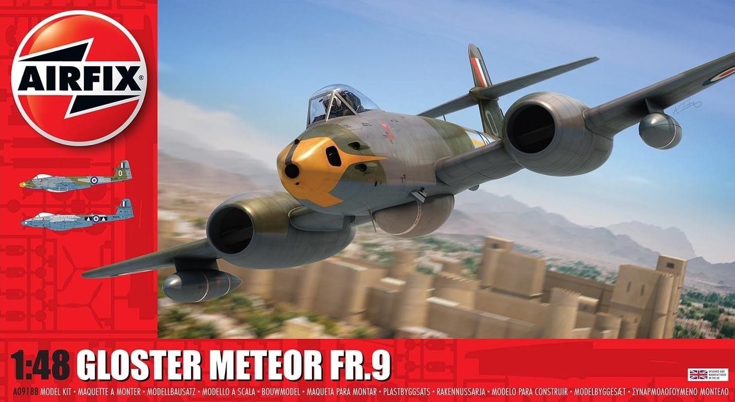 Сборная модель 1/48 Gloster Meteor FR.9 (Airfix)