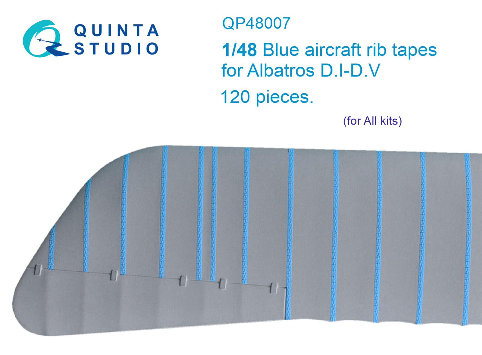Голубые киперные ленты Albatros D.I-D.V (для любых моделей)