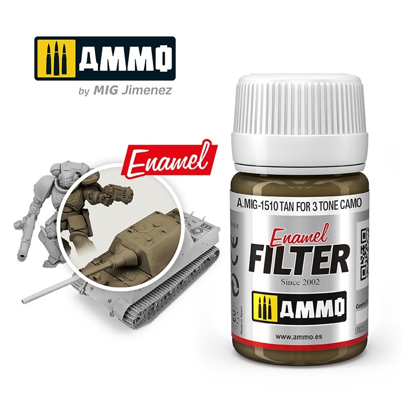 Фильтр FILTER Tan for 3 Tone Camo (35mL) (Ammo Mig)