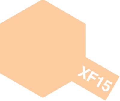 Краска акриловая Acrylic Mini XF-15 Flat Flesh (Tamiya) (10ml)