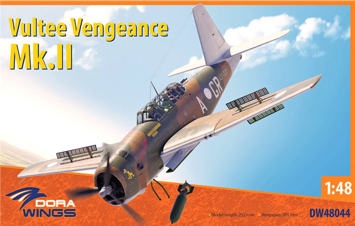 Сборная модель 1/48 Vultee Vengeance Mk.II The Vultee A-31 Vengeance (Dora Wings)