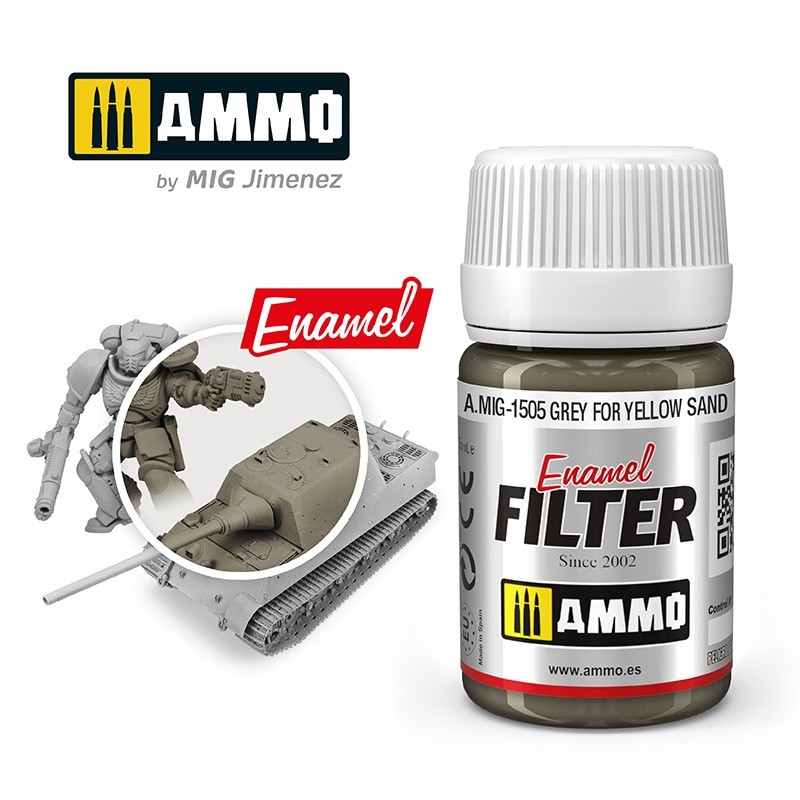 Фильтр FILTER Grey for Yellow Sand (35mL) (Ammo Mig)