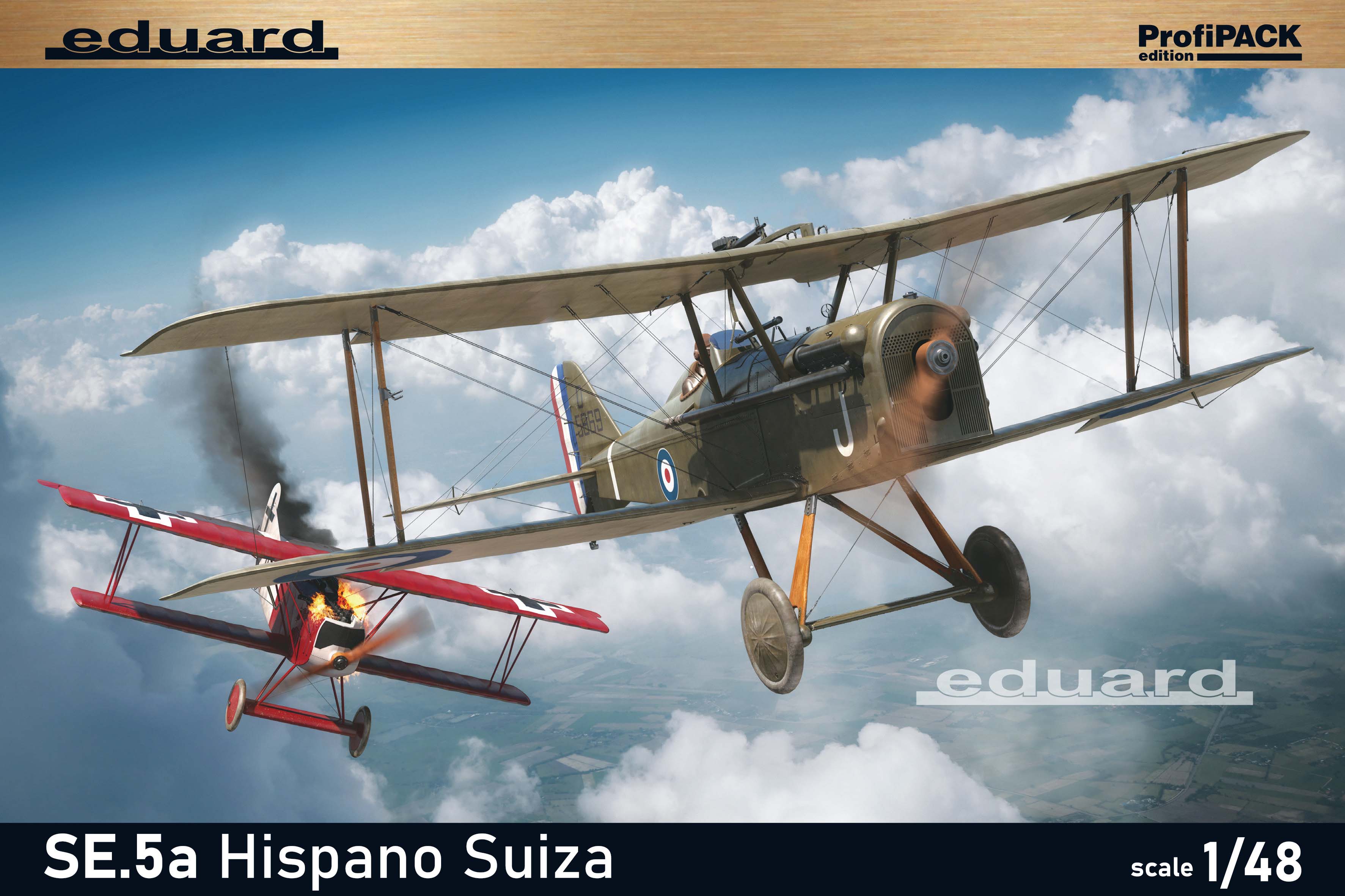 Сборная модель 1/48 SE.5a with Hispano Suiza ProfiPACK (Eduard kits)